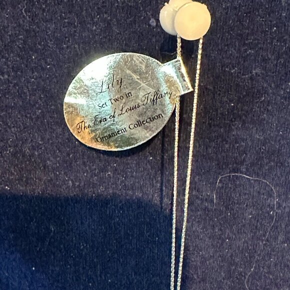 Bradford Exchange Era Of Louis Tiffany Heirloom Porcelain Ornament Collection - Picture 7 of 10